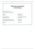 Casestudy Terminale Zorg &lowbar; jaar 2