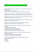 WGU C211 Study Guide Questions&sol;100&percnt; correct answers with full solution