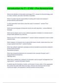 Introduction to IT - C182 - Pre-Assessment&sol;correct answer 2023