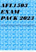 AFL1503 EXAM PACK 2023