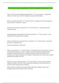 PHC 6001 Exam 2 Questions With Complete Solutions&lowbar; 2023