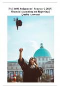 FAC 1601 Assignment 1 Semester 2 2023 &vert; Financial Accounting and Reporting &vert; &lpar;Quality Answers&rpar;