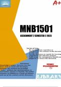 MNB1501 Assignment 2 (ANSWERS) Semester 2 2023