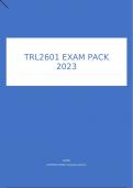 TRL2601 EXAM PACK 2023.