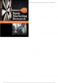 BASIC MARKETING RESEARCH 9TH EDITION BY TOM J. BROWN - TEST BANK