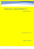 MNB1501 ASSIGNMENT 2