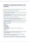Safe2Drive study guide questions and answers&period;