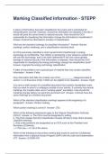 Marking Classified Information - STEPP
