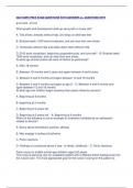 2023 NURS PEDS EXAM QUESTIONS WITH ANSWERS A&plus; QUESTIONS WITH ANSWERS GUARANTEED SUCCESS&comma; Exams for Nursing