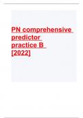 PN COMPREHENSIVE PREDICTOR PRACTICE EXAM B [2023] 