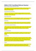 WGU C701 Certified Ethical Hacker