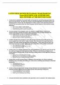 LATEST HESI 302 HESI RN Psychiatric Mental Health Exit Exam QUESTIONS AND ANSWERS 2023- 2024 ANSWERS AT THE BOTTOM PAGES