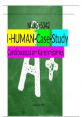 NURS=5342 I-HUMAN-Case-Study 	Cardiovascular=Karen=Barnes