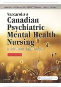 TEST BANK FOR VACAROLIS CANADIAN PSYCHIATRIC MENTAL HEALTH NURSING 2ND EDITION