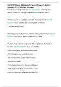 MPOETC EXAM &num;11 Questions and Answers &lpar;Latest Update 2023&rpar; Verified Answers