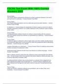 FDCPA Test Exam With 100&percnt; Correct Answers 2023