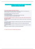 NUR2392-Multidimensional Care II exam 1- with 100&percnt; verified solutioms-2023-2024