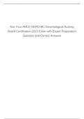Ace Your ANCC-GERO-BC Gerontological Nursing Board Certification 2023 Exam with Expert Preparation Questions and Correct Answers