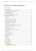 Samenvatting History of European Integration &lpar;B-KUL-HMH39F&rpar;