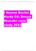 I Human Rachel Hardy CC: Breast Disorder case study 2023 