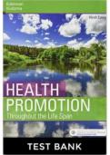 EST BANK FOR HEALTH PROMOTION THROUGHOUT THE LIFE SPAN 9TH EDITION BY EDELMAN
