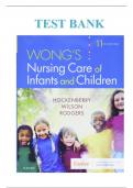 Test bank for Wong's Nursing Care of Infants and Children 11th Edition by Marilyn J Hockenberry Chapter 1-34
