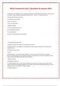 RECA Commercial Unit 2 &vert; Questions & Answers 2023