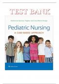 TEST BANK PEDIATRIC NURSING A Case-Based Approach 1ST EDITION By Gannon Tagher, Lisa Knapp ISBN- 978-1496394224 | Chapter 1-34
