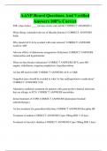 AANP BUNDLED EXAM QUESTIONS AND COMPLETE ANSWERS 