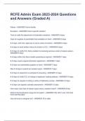  RCFE Admin Exam 2023-2024 Questions and Answers (Graded A)