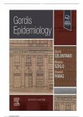 Test Bank for Gordis Epidemiology 7th Edition by David D Celentano&colon; ISBN-10 0323877753 ISBN-13 978-0323877756&comma; A&plus; guide