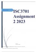 ISC3701 Assignment 2 2023 complete with all the Answers