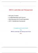 HESI RN Leadership Exam // ATI LEADERSHIP COMPREHENSIVE EXAMS