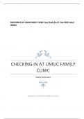 CHECKING IN AT UMUCFAMILY CLINIC Case Study Part 1 Year 2023 Latest  Update