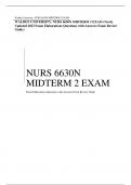 WALDEN UNIVERSITY, NURS 6630N MIDTERM 2 EXAM (Newly  Updated 2023 Exam Elaborations Questions with Answers Exam Review  Guide) Latest Verified Review 2023 Practice Questions and Answers for Exam Preparation, 100% Correct with Explanations, Highly Recommen
