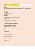 NEHA RS REHS EXAM&vert;2023&sol;24 UPDATE&vert;GRADED A&plus;