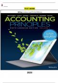 Accounting Principles, 9th Edition Volume 1 by Jerry J. Weygandt, Donald E. Kieso, Paul D. Kimmel, Barbara Trenholm, Anthony C. Warren & Lori Novak  - Complete, Elaborated and Latest(Test Bank) ALL Chapters included updated for 2023