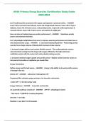 AFAA Primary Group Exercise Certification Study Guide 2023-2024
