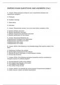 SWR302 EXAM QUESTIONS AND ANSWERS (Full )