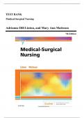 Test Bank - Medical-Surgical Nursing, 7th Edition (Linton, 2020), Chapter 1-63 | All Chapters
