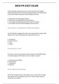 HESI PN EXIT EXAM 2022&sol;2023 