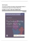 Test Bank - Varcarolis’ Essentials of Psychiatric Mental Health Nursing, 5th Edition (Fosbre, 2023), Chapter 1-28 + NCLEX Case Studies with Answers | All Chapters