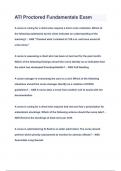 ATI Proctored Fundamentals Exam Questions & Answers 2023&lpar;A&plus;GRADED 100&percnt;VERIFIED&rpar;