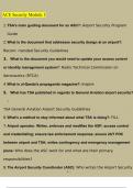 ACE Security Module 1 Questions and Answers &lpar;2023 &sol; 2024&rpar; &lpar;Verified Answers&rpar;