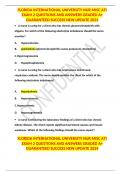 FLORIDA INTERNATIONAL UNIVERSITY NUR MISC ATI EXAM 2 QUESTIONS AND ANSWERS GRADED A&plus; GUARANTEED SUCCESS NEW UPDATE 2024