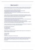 Hesi Level 1 Exam Questions with multiple choice Answers latest