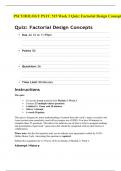 PSCYHOLOGY PSYC 515 Week 3 Quiz: Factorial Design Concepts.