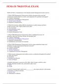 FEMA IS 700&period;B FINAL EXAM&period;