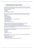 hesi practice exam evolve With accurate solution 2023