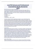 nrw756 School and Professional  Counseling Study Scenarios 2023